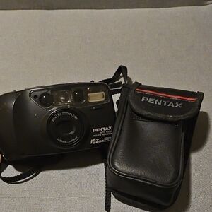Pentax 102 Zoom EZ Camera with Black Case
